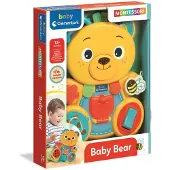 Clementoni Baby Montessori Aktivitätsspielzeug Bär, Babyspielzeug
