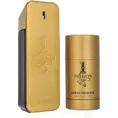 Paco Rabanne Set : 1 Million Eau De Toilette For Men 100 ml + 1 Million Deodorant Stick For Men 75 ml