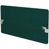 Böttcher-AG Tischtrennwand Style, grün, Akustik-Trennwand mit Stoffbezug, 200 x 60cm