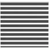 vidaXL Doppelrollo Schwarz 155x100 cm Stoffbreite 150,9 cm Polyester