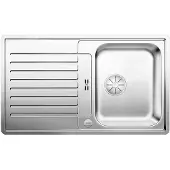 BLANCO CLASSIC Pro 45 S-IF, Schrankwaschbecken, Edelstahl, Edelstahl, Doppelseitig, 45 cm, Deutschland