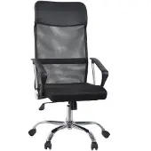 Hjh OFFICE Home Office Chefsessel Stryka Net Netzstoff Höhenverstellbarer Computerstuhl, Bürostuhl mit Armlehnen