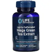 Elinajan pidentäminen,Life Extension Leicht koffeinhaltiger Mega-Grüntee-Extrakt 100 St
