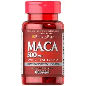 Puritan's Pride Maca 500 mg 60 Kapseln mit schneller Freisetzung