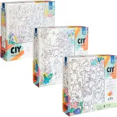Peliko CIY Puzzle mit Filzstiften 54 Teile Gemischte Auswahl