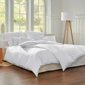 Cotonea Bio Hotelbettwäsche Satin Classic Kissenbezug einzeln 80x80 cm | weiss - weiß