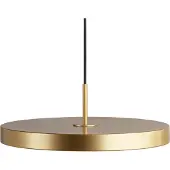 UMAGE Hängelampe Asteria, dimmbar, messing / gold, für Wohn- / Esszimmer, Aluminium, Design