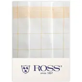 Ross 3er Pack Zwirn Halbleinen Geschirrtücher Fadenkaro 50x70 cm | gelb - gelb