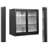 Tefcold Backbar-Kühlschrank BA21S 196l Schwarz
