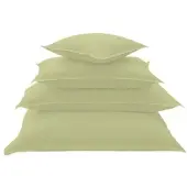Schlafgut Kissenbezug Jersey Elasthan Kissenbezug einzeln 80x80 cm | lind - grün