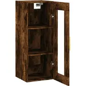 vidaXL Wandschrank Räuchereiche 34,5x34x90 cm
