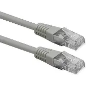 Roline Patchkabel Cat.6 (Class E), UTP, PoE, grau, 10 m