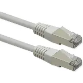 Roline Patchkabel Cat.6 (Class E), PoE, S/FTP (PiMF), weiß, 5 m