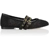 DWRS label Valletta Stones Black Größe: 42 | Ballerinas Outlet | Damen | Schwarz