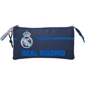 Real Madrid Federmäppchen 3 Fach Crest Etui