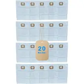 Hossi's Wholesale 20x 30 Liter Premium Staubsaugerbeutel kompatibel für Kärcher NT 361 Eco