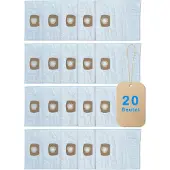 Hossi's Wholesale 20x 20 Liter Premium Staubsaugerbeutel kompatibel für AquaVac by ewt Excell 20 S