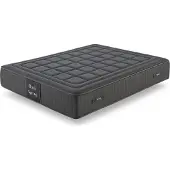 Moonia Black Spring Royal, Doppelt / volle Größe, Memory-Foam-Matratze, Weich, Schwarz, Viskose, 900 mm