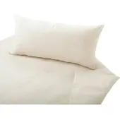 Cotonea Satin Bio Bettwäsche Superbe 135x200 cm + 80x80 cm | natur - beige