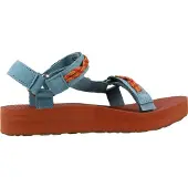 Teva MIDFORM Damen Riemensandalen mit erhöhter Sohle in Blau