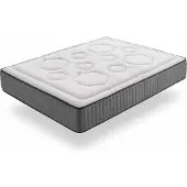 Moonia Hexacare Pocket Spring, Doppelt / volle Größe, High density foam mattress, Weiß, Viskose, 1350 mm, 2000 mm
