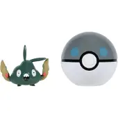 Jazwares PKW3140 - Pokémon - Clip'n'Go Poké Balls - Unratütox + Schwerball