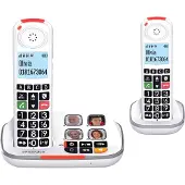 SwissVoice Atlinks XTRA 2355, DECT-Telefon, Kabelgebundenes Mobilteil, 100 Eintragungen, Anrufer-Identifikation, Weiß