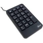 Inter-Tech KB-120, USB, 23, Universal, 1,4 m, Schwarz
