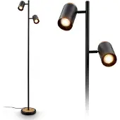 Briloner Stehlampe Stehleuchte Standleuchte Leselampe Schwenkbar Wohnzimmer Schalter