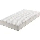 Moonia Olympus, High density foam mattress, Mittel/Hart, Beige, Weiß, Erwachsene, 800 mm, 1900 mm