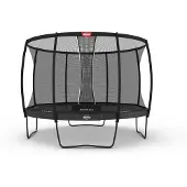Berg Elite Trampolin 430 mit Deluxe Sicherheitsnetz