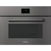 Miele DGM 7640 - Dampfgarer mit Mikrowelle mit 5 Jahre Garantie, Graphitgrau, 60 x 45 cm
