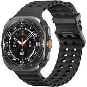 IMoshion Ocean Silikonarmband für Samsung Galaxy Watch Ultra 2 (2026) / Ultra (2024/2025) - Schwarz