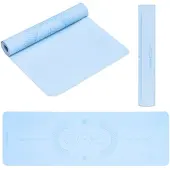 Spokey Yogamatte Mandala 0.4 cm, leichtblau