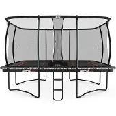 Berg Ultim Pro Bouncer Quadratische Trampolin 500x500 cm mit deluxe sicherheisnetz XL