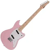 Gear4Music Seattle E-Gitarre von Pink