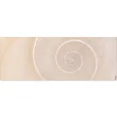 MySPOTTI Badrückwand aqua Schnecke 120x45 cm