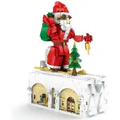 ReoBrix 66001 Weihnachtsmann Mechanik Set 1039 Teile ab 14