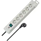 Brennenstuhl Premium-Line Steckdosenleiste 6-fach lichtgrau 3m H05VV-F 3G1,5, 1955560100