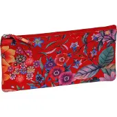 Clairefontaine 4x Céleste Flaches Schlampermäppchen Leder 22x11cm rot 410104C