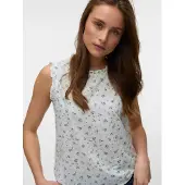 Vero Moda Top Trine 10342734 Weiß Regular Fit