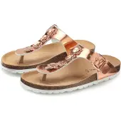 LASCANA Zehentrenner Sandale, Pantolette, offener Schuh, Sommerschuh, roségoldfarben Größe 36