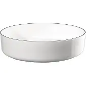 Asa selection Schale Oco Ligne Noire Weiß 19 cm