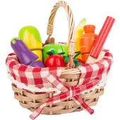 Small Foot Picknickkorb mit Essen 16 cm 10-teilig