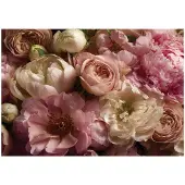 WALLARENA Fototapete Blumen in Rosa | Gr.: 350 x 250 cm