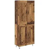 vidaXL Highboard Altholz 69,5 x 34 x 180 cm Holzwerkstoff