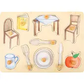 Small Foot Formenpuzzle Objekte Holz Junior 9 Teile