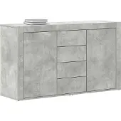 vidaXL Sideboard Beton Grau 120 x 36 x 69 cm Holzwerkstoff