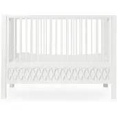 Cam Cam - Harlequin Babybett, 60 x 120 cm, weiß