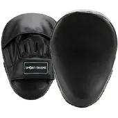 Sport-Thieme Boxpratzen "Curved", Schwarz lackiert